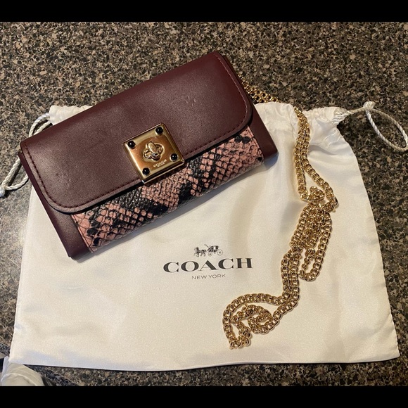 Coach Drifter Wallet in Exotic Embossed Leather 53994 - Picture 8 of 12